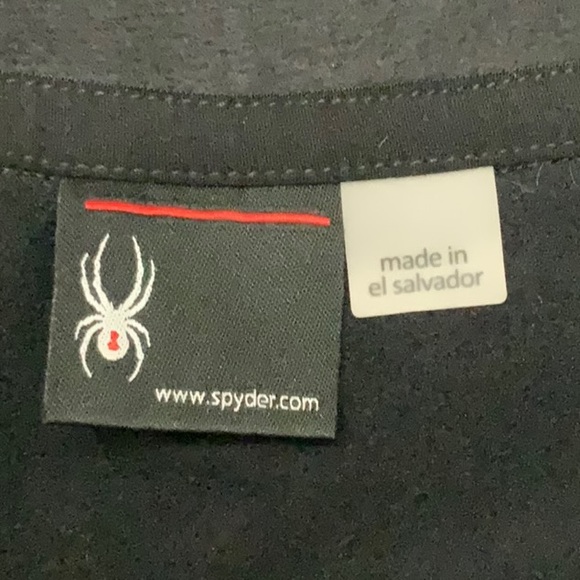 Spyder BANDITA 1/2 ZIP FLEECE top - Black - Picture 11 of 16